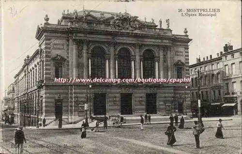 Montpellier - L&#39Opera Municipal - Cartes postales