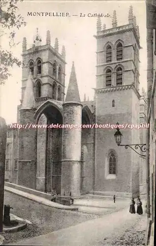 Montpellier - La Cathedrale - Cartes postales