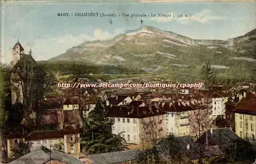 Chambery Ansichtskarte AK Vue generale Le Nivolet