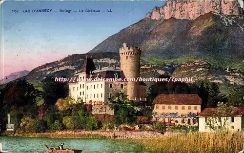 lac d&#39Annecy Cartes postales Duingt le chateau