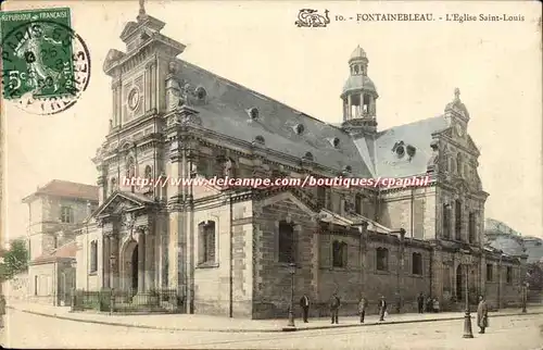 Fontainebleau Ansichtskarte AK Eglise Saint Louis