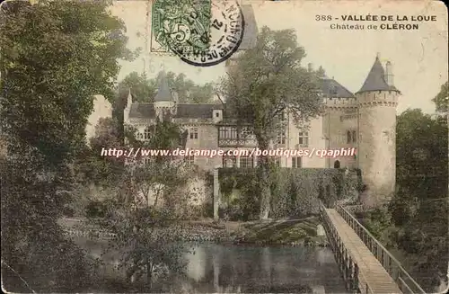 Vallee de la Loue Cartes postales chateau de CLeron