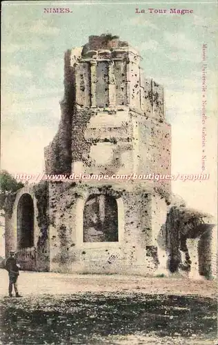 Nimes Cartes postales La tour Magne