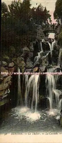 Rennes Cartes postales La Thalor La cascade