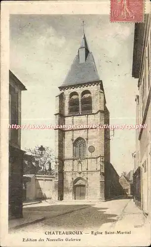 Chateauroux Ansichtskarte AK Eglise Saint Martial