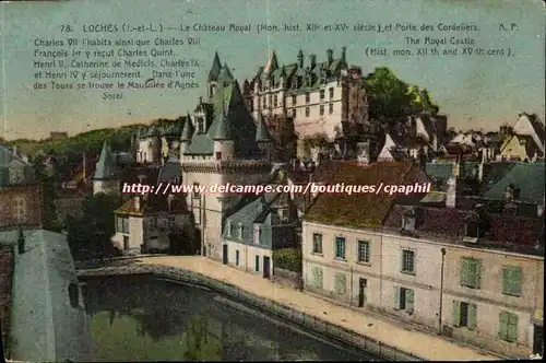 Loches Ansichtskarte AK le chaetau royal