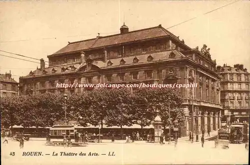 Rouen Cartes postales Le theatre des arts