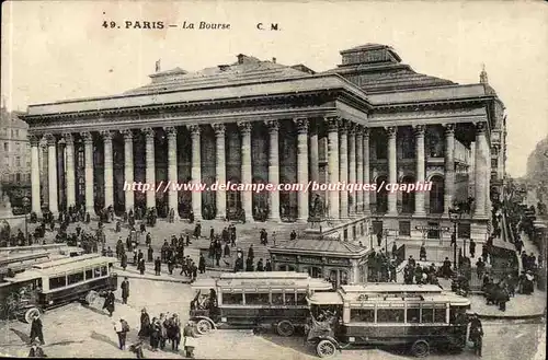 Paris - La Bourse - Cartes postales