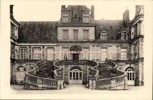 Fontainebleau - Le Chateau - Escalier en fer a cheval - Cartes postales