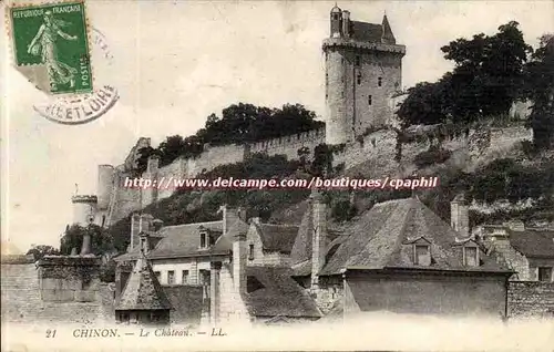 Chinon - Le Chateau - Cartes postales