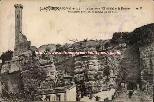 Rochecorbon - La Lanterne et le Rocher - Cartes postales