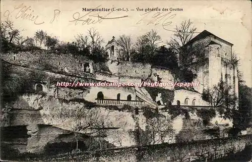 Marmoutiers - Vue Generale des Grottes - Cartes postales