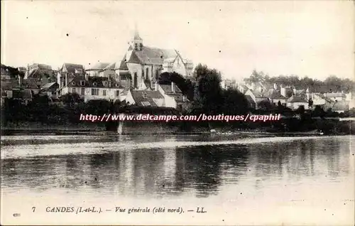 Candes - Vue Generale cote nord - Cartes postales