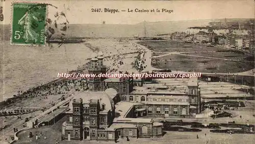 Dieppe - Le Casino et la Plage - Cartes postales