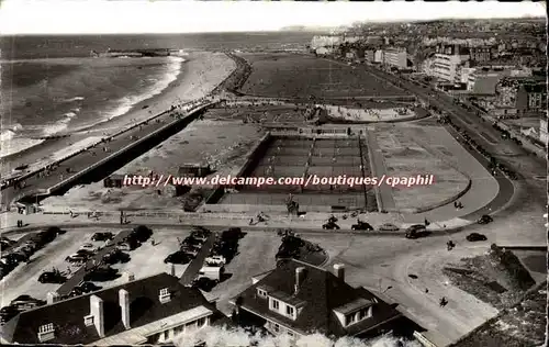 Dieppe - La Plage vue de la Falaise - Cartes postales