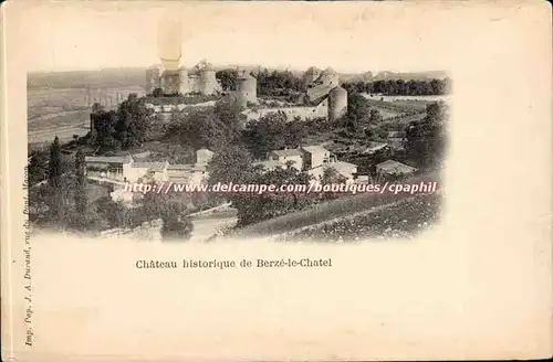 Cartes postales Chateau historique de Berze le Chatel