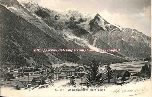 Cartes postales Chamonix et le Mont Blanc