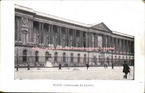 Paris 1 - Colonnade du Louvre - Ansichtskarte AK