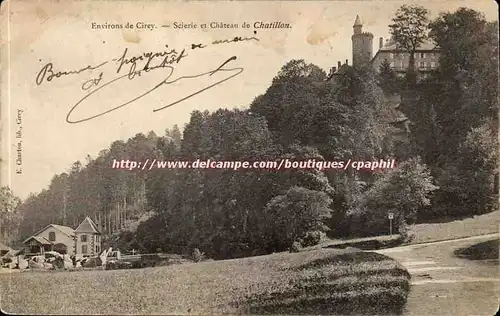 Environs de Cirey - Scierie et Chateau de Chatillon - Cartes postales
