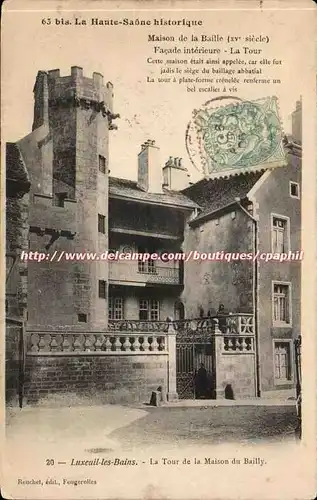 Luxeuil les Bains - La Tour de la Maison du Bailly - Cartes postales