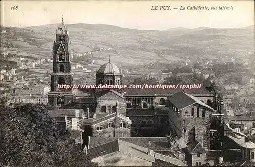 Le Puy - La Cathedrale vue laterale - Cartes postales