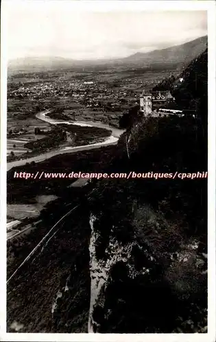 Monnetier - L&#39 Hotel du Chateau vue sur l&#39Arve et Annemasse - Ancienne Residence des Ducs de S