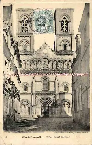 Chatellerault - Eglise Saint Jacques - Ansichtskarte AK