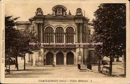 Chateauroux - Theatre Municipal - Ansichtskarte AK