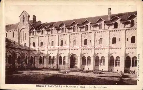 Dourgne - Le Cloitre Nord - Abbaye de St Benoit d&#39en Calcat - Ansichtskarte AK