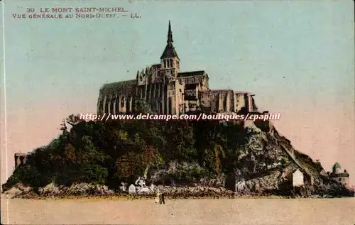 Le Mont Saint Michel - Vue Generale au Nord Ouest - Cartes postales