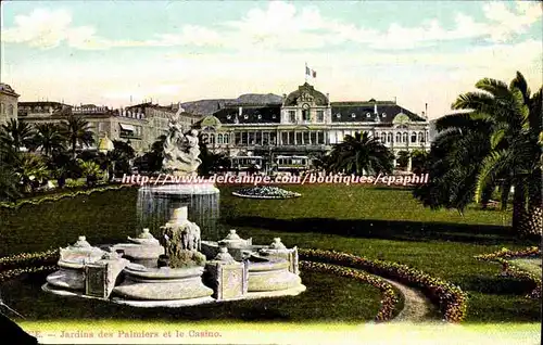 Nice - Jardins des Palmiers et le Casino - Cartes postales