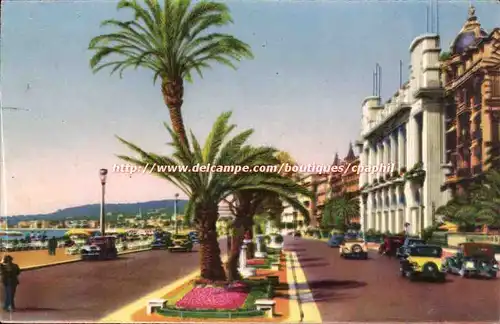 Nice - La Promenade des Anglais et le Palais de la Mediterranee - Cartes postales