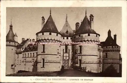 Chaumont Cartes postales Le chateau L&#39entree