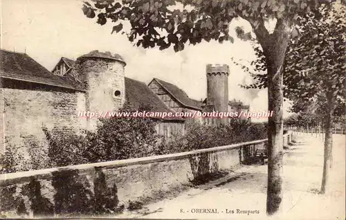 Obernai Ansichtskarte AK Les remparts