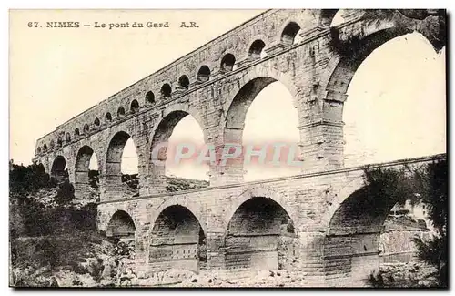 Nimes - Le Pont du Gard - Cartes postales