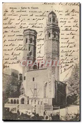Macon - Eglise St Vincent - Cartes postales