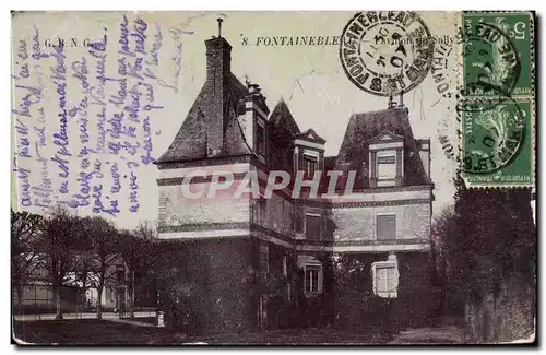 Fontainebleau Ansichtskarte AK Pavillon de Sully