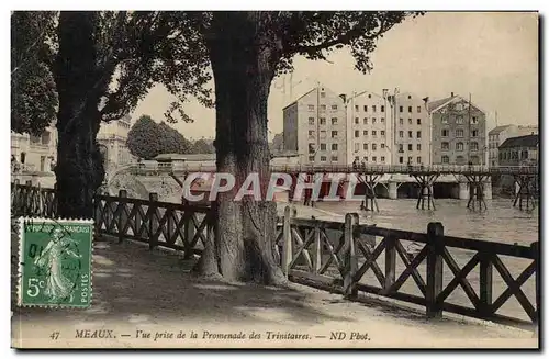 Meaux Cartes postales Vue prise de la promenade des Trinitaires