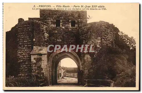 Provins Cartes postales Ville haute Porte St Jean