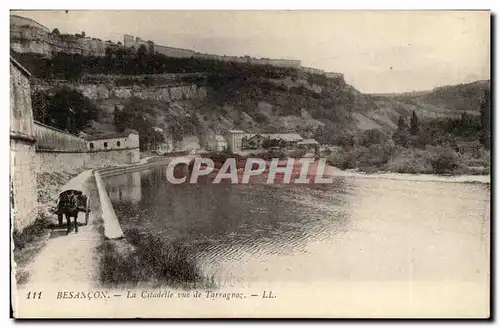 Besancon Cartes postales La citadelle vue de Tarragnoz