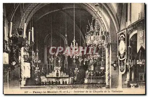 Paray le monial Cartes postales Interieur de la chapelle de la Visitation