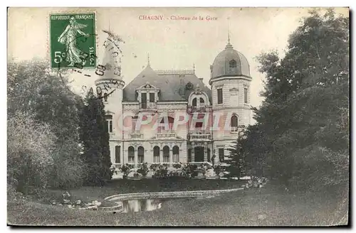 Chagny Cartes postales Chaetau de la gare