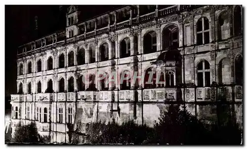 Blois Ansichtskarte AK Le chateau illumine