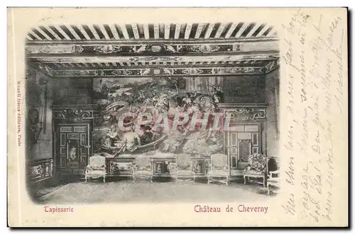 Cartes postales Chateau de Cheverny TApisserie