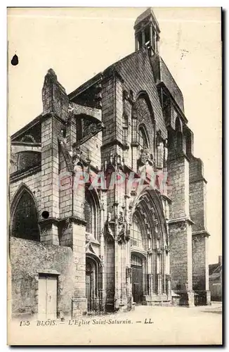 Blois Cartes postales L&#39eglise Saint Saturnin