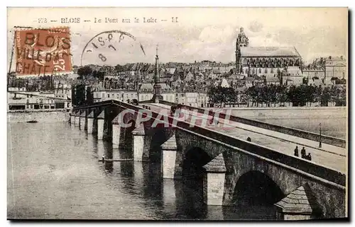 Blois Cartes postales le pont sur la Loire