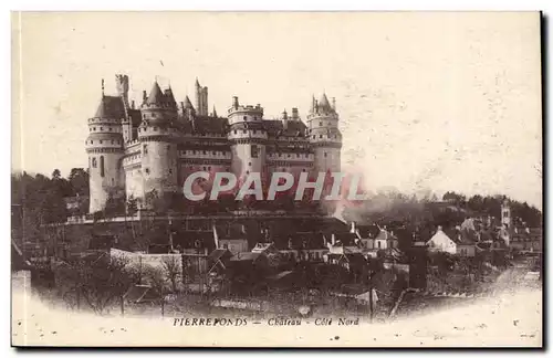 Pierrefonds Ansichtskarte AK Chateau Cote Nord