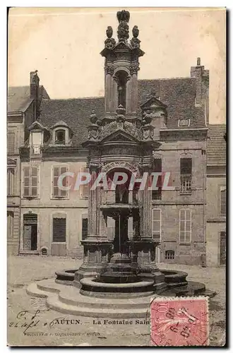 Autun - La Fontaine - Cartes postales