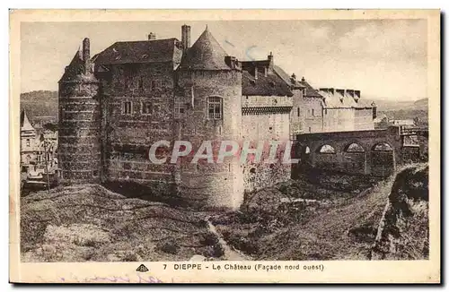 Dieppe - Le Chateau Facade nord ouest - Cartes postales