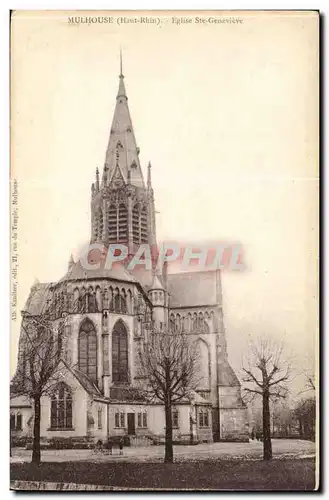 Mulhouse - Eglise Ste Genevieve - Ansichtskarte AK